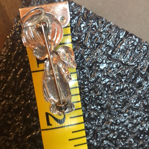 Precious Moments 925 Sterling Angel Brooch Marked PMI Mexico - Picture 5 of 5